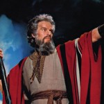 Charlton Heston as Moses in the 1956 movie The Ten Commandments